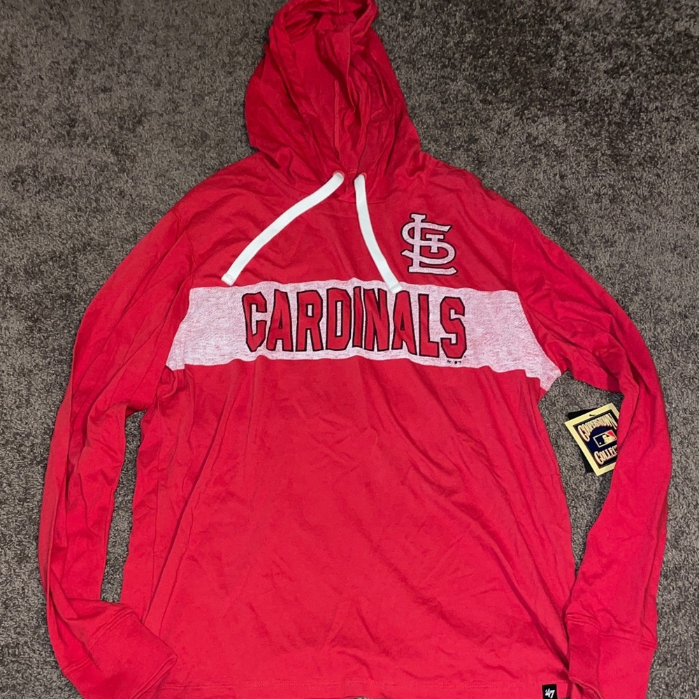 St. Louis Cardinals Red Hooded Pullover